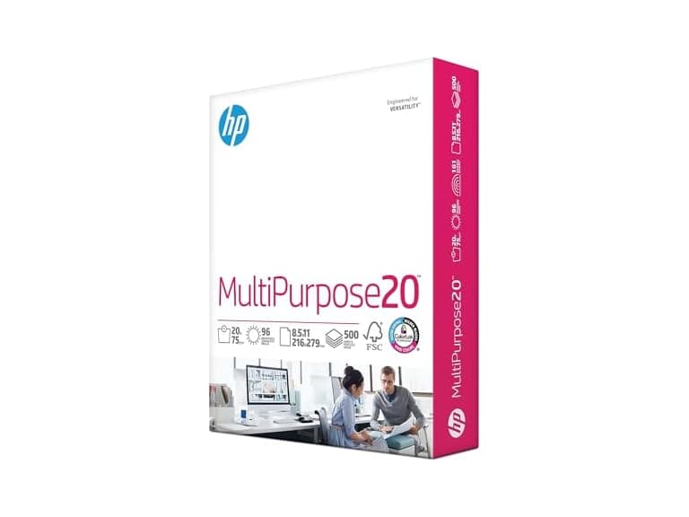HP Printer Paper | 8.5 x 11 Paper | 96 Bright - Image 1