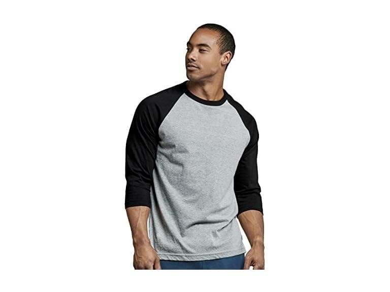 TOP PRO Men (M) Sleeve Casual Raglan Jersey Shirt - Image 1