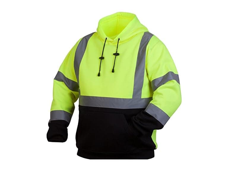 Pyramex Hi Vis Lime Safety Pullover Sweatshirt XL - Image 1