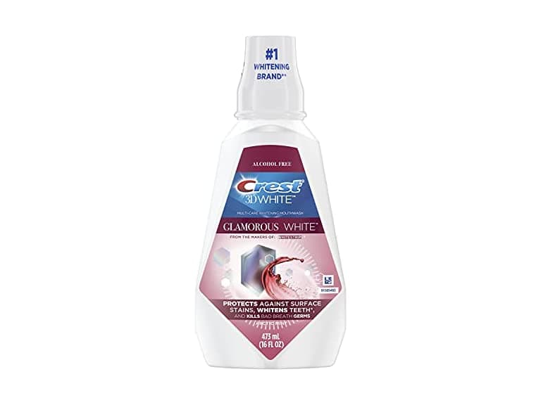 Crest 3D Whitening Mouthwash, Fresh Mint - Image 1