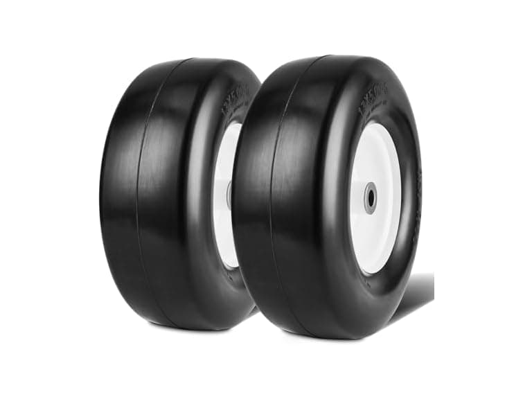 Lawn Mower Tires with Rim, 13x5-6" Tubeless - Image 1