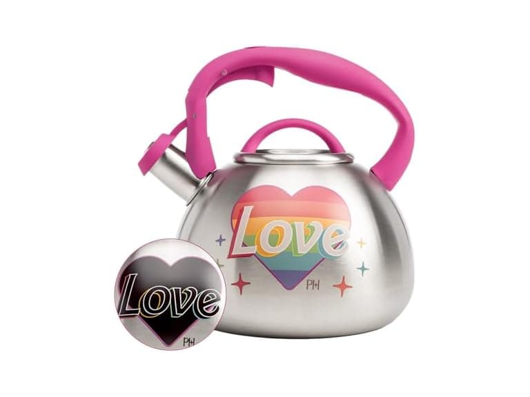 Paris Hilton Whistling Stovetop Tea Kettle - Image 1
