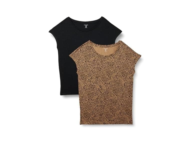 Amazon Essentials Women 2-Pack Jersey Boat-neck - Image 1