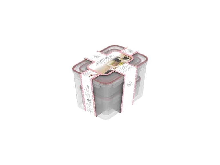 Clear Rectangular Nested Containers - Image 1
