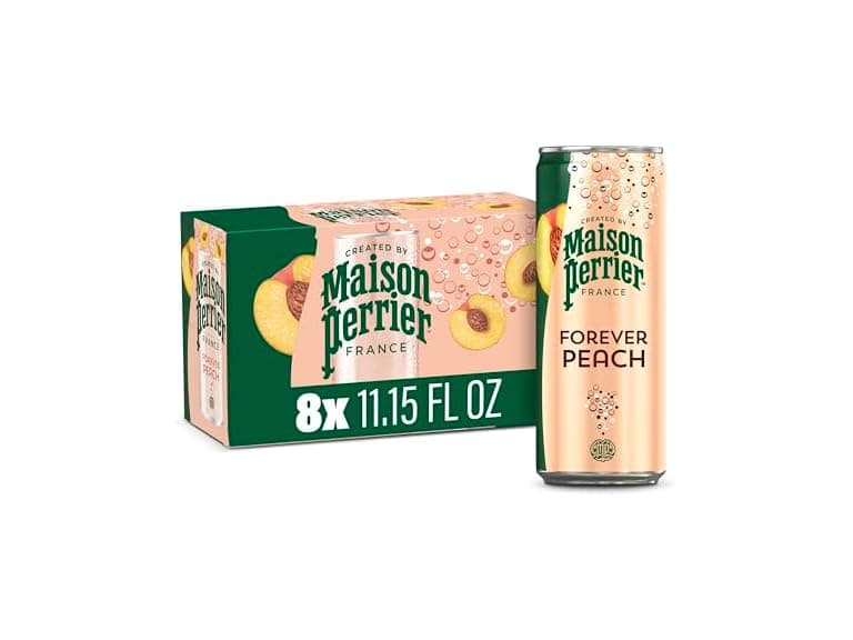 8CT Maison Perrier Forever Peach Sparkling Water - Image 1