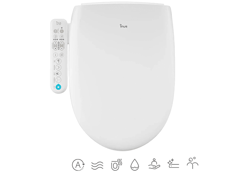 Inus N22 Electronic Bidet Heated Seat & Dryer, Elongated - Image 1
