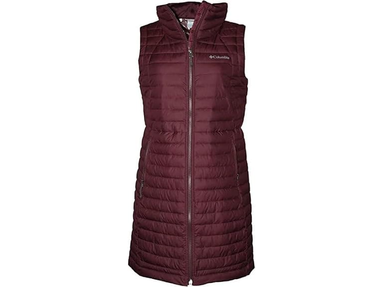 Columbia Women Out Long Puffer Omni Heat Full Vest - Image 1