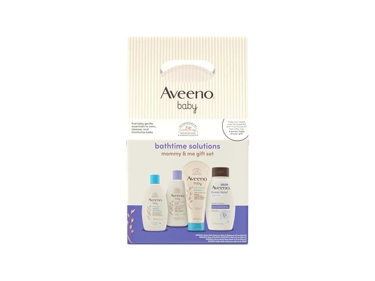 Aveeno Baby Bathtime Solutions Mommy & Me Gift Set - Image 1