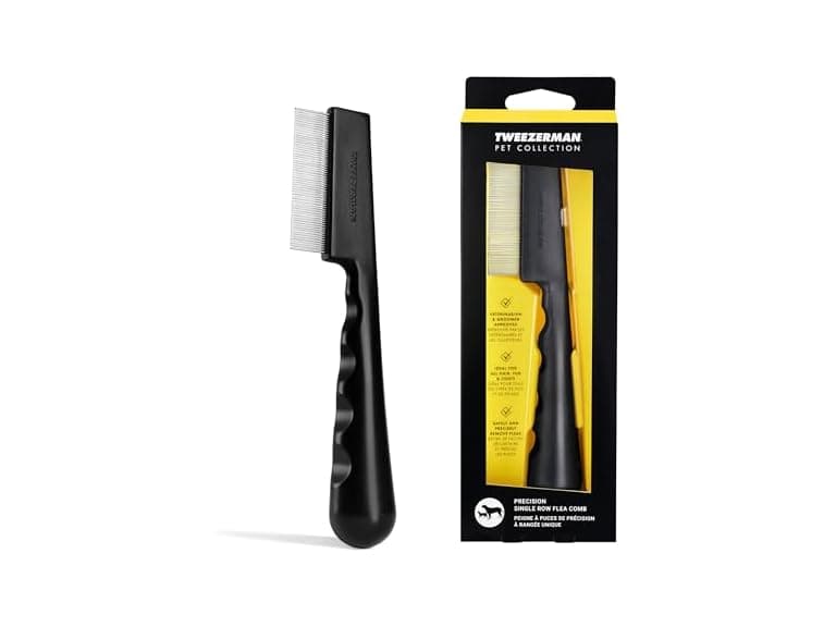 Tweezerman Pet Flea Removal Comb for Cats & Dogs - Image 1