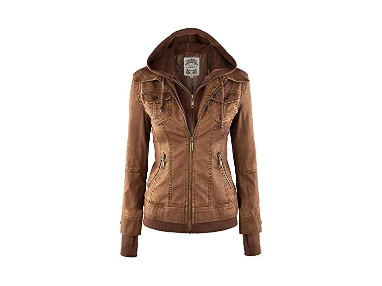 Made By Johnny Women (M) MBJ Wjc664 Faux Hoodie - Image 1