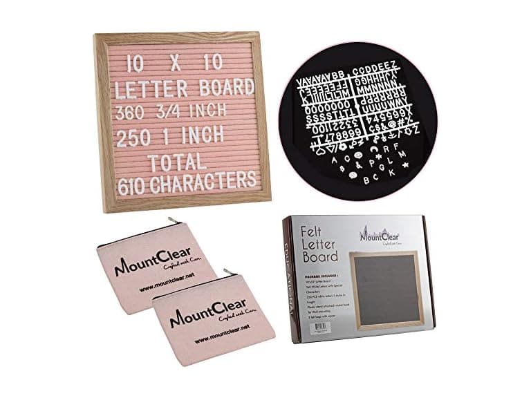 10” X 10” Felt Letter Board - Image 1