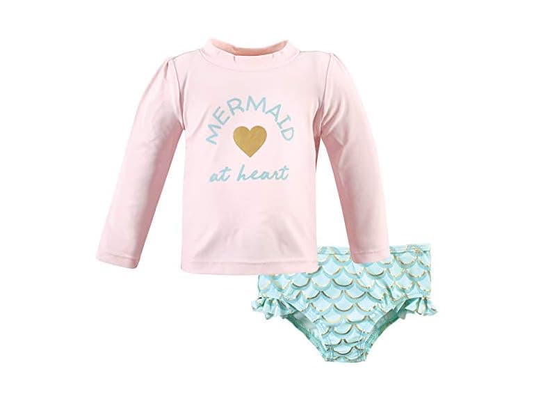 Hudson Baby Unisex Swim Rashguard Set - Image 1