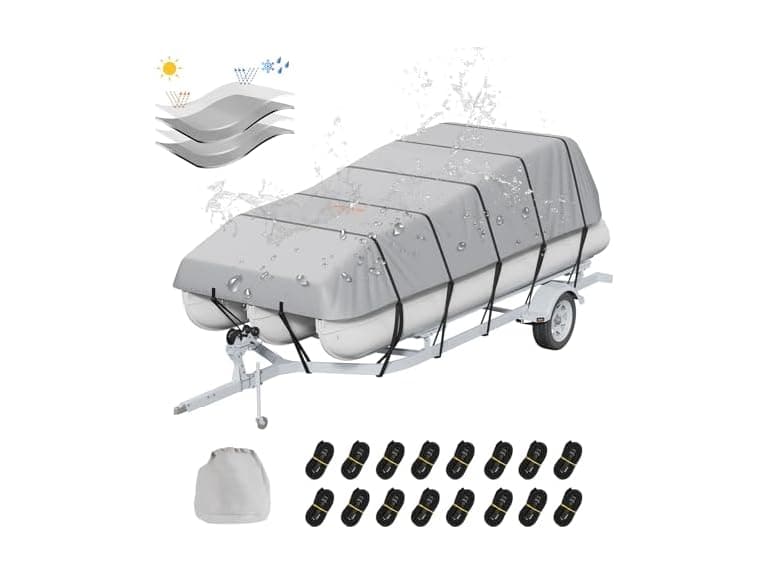 Pontoon Boat Cover, 23'-24' Waterproof - Image 1