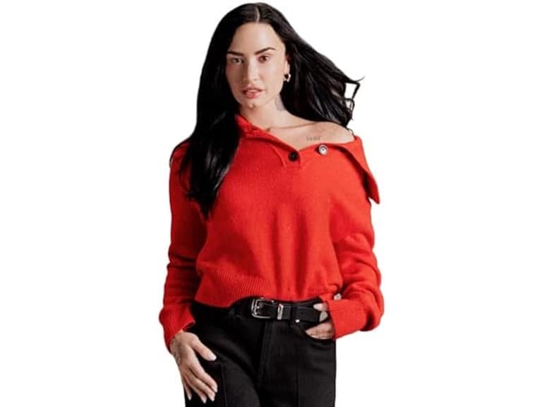 Amazon Essentials Women Relaxed-fit Button Sweater - Image 1