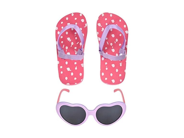 Heart Sunglasses & Flip Flop - Image 1