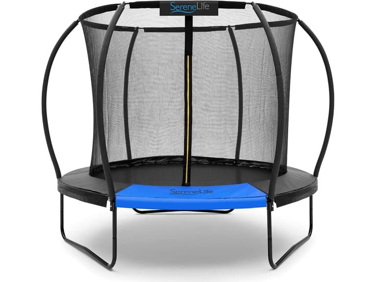 SereneLife 8FT Outdoor Trampoline for Kids - Image 1
