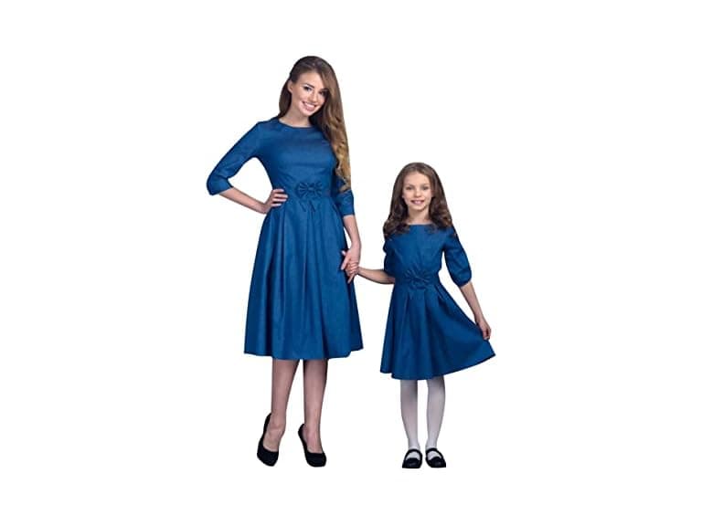 Yming (L) Mother Daughter Christmas Party Dress - Image 1