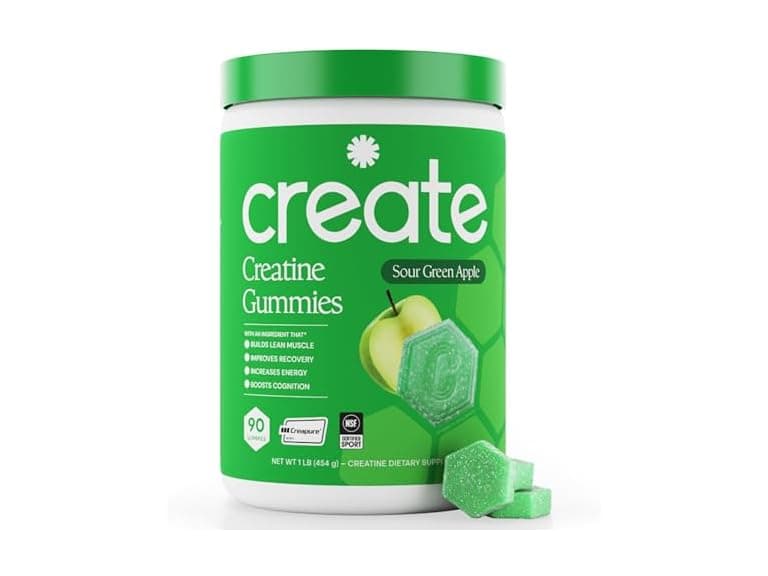 Create Creatine Gummies Sour Green Apple - Image 1