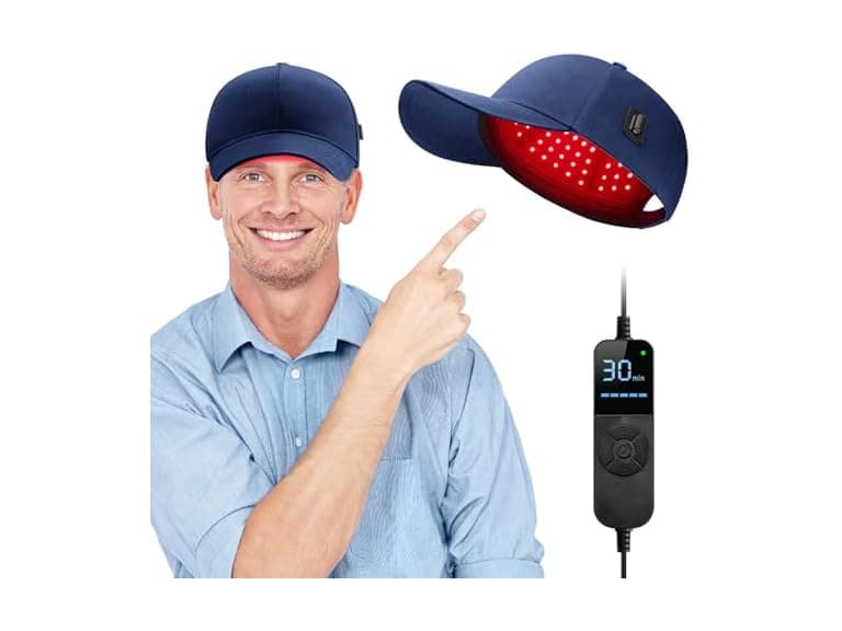 Laser Hair Growth Cap Red Light Blue - Image 1