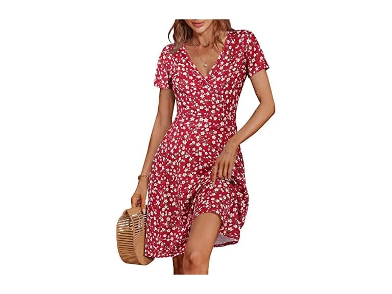 Msbasic Women (M) Flare Dress Empire Waist Dress - Image 1