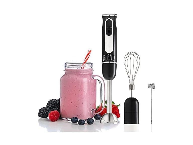 RaeDunn Immersion Hand Blender w Handheld Immersion Blender - Image 1