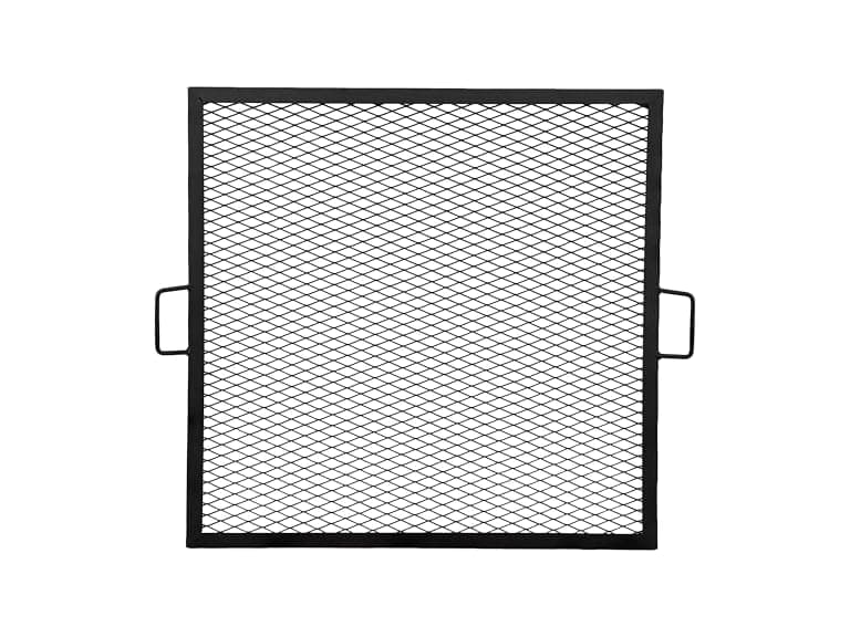 Sunnydaze Square Fire Pit Grill Grate - Campfire Grill Grate Over Fire Pit - Image 1