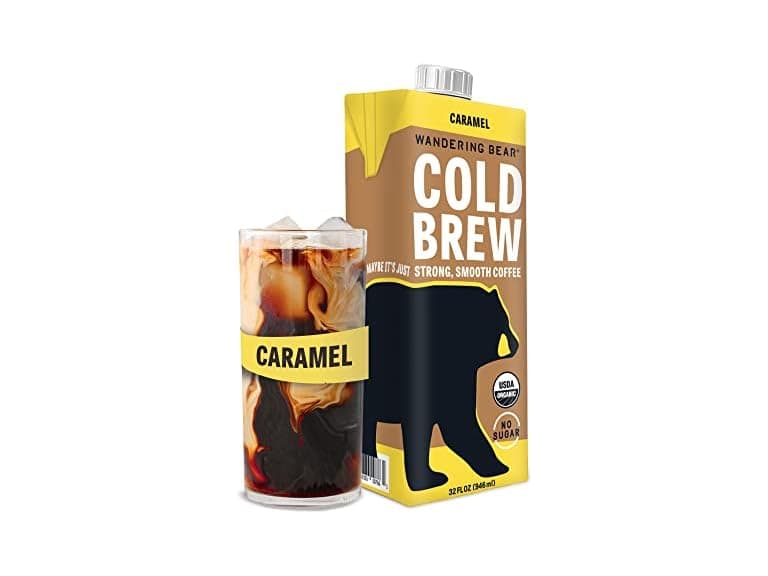 Wandering Bear Caramel Cold Brew, 32oz - Image 1