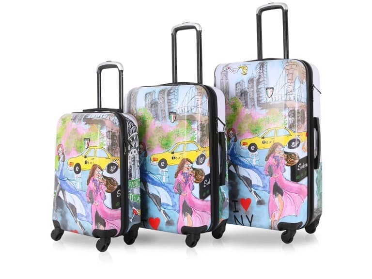TUCCI Italy New York Love 3PC Luggage - Image 1