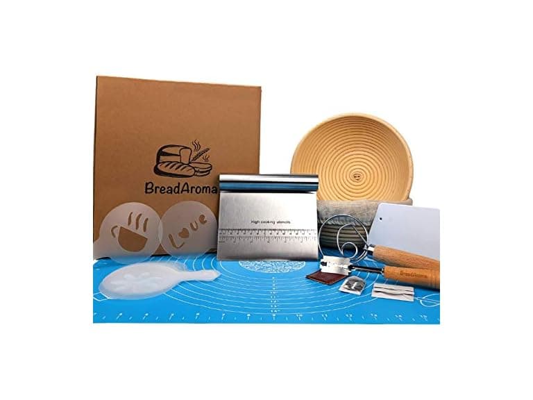 9 Piece Bread Proofing Basket Set - Image 1