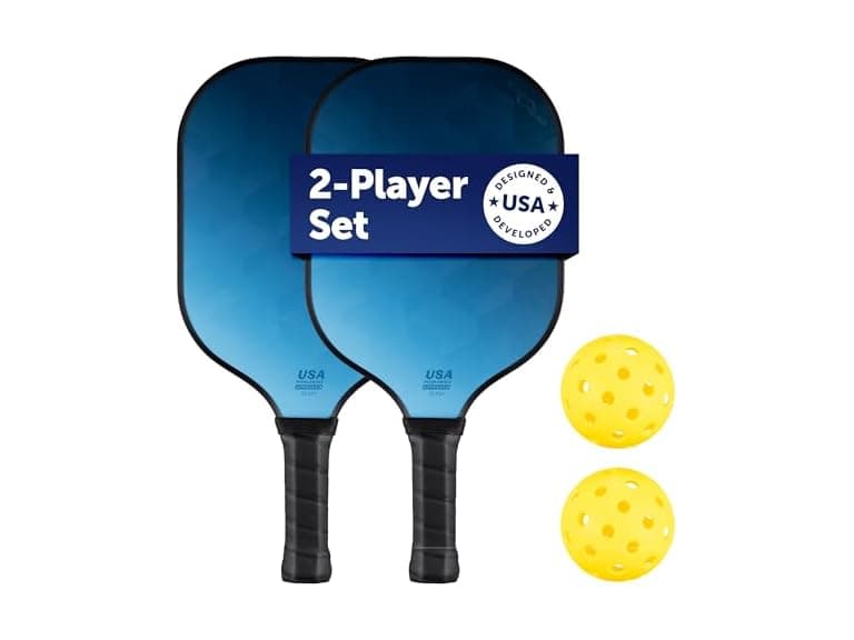 Sport Squad 2-Player Pickleball Paddle Set - Image 1