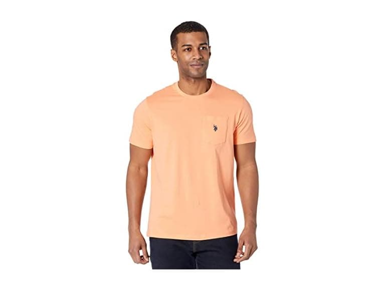 U.s. Polo Assn. Women (S) Solid Crew Neck T-shirt - Image 1