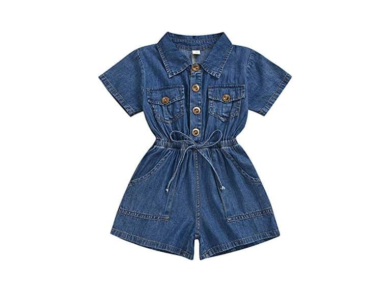 Ma&baby (5-6 Years) Toddler Baby Girl Coverall - Image 1
