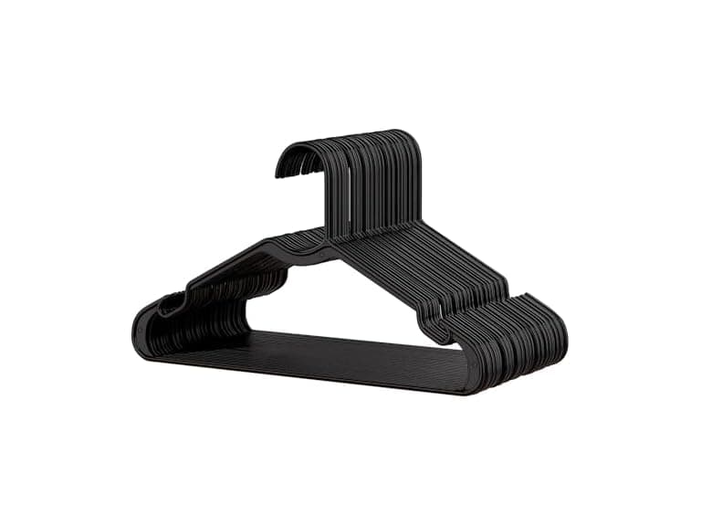 Simple Deluxe Plastic Hangers 30 Pack - Image 1