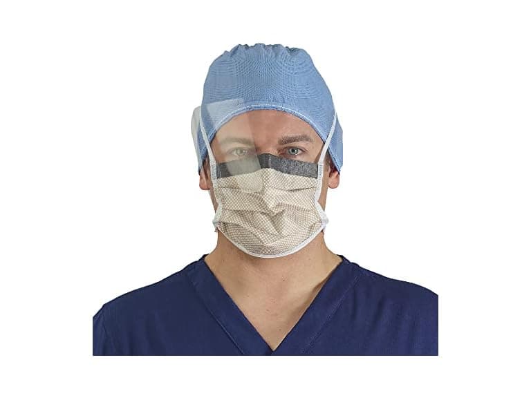 HALYARD FLUIDSHIELD 2 Fog-Free Mask, 100) - Image 1