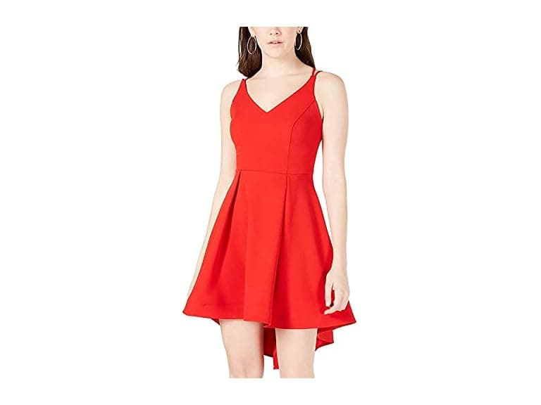 B. Darlin Women (11/12) Pleated Midi Flare Dress - Image 1