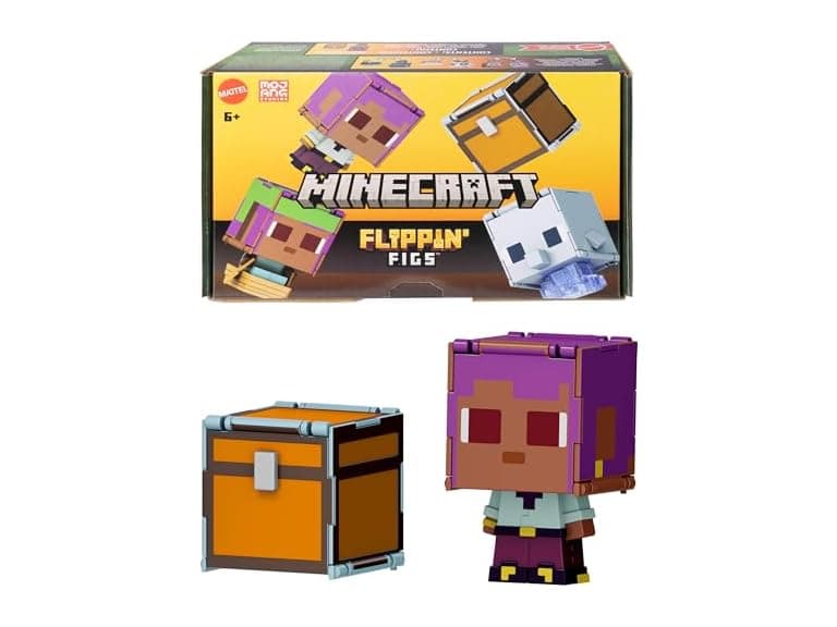 Mattel Minecraft Flippin’ Figs 2-Pack - Image 1
