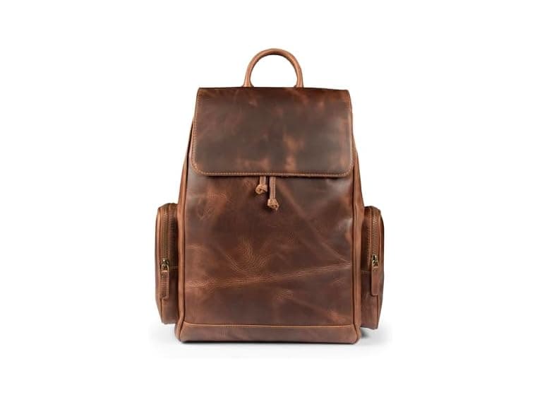 MegaGear Genuine Leather Napa Backpack (Open Box) - Image 1