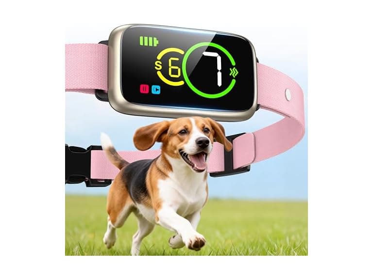NQQHNN Bark Collar for Small Dogs (Pink) - Image 1