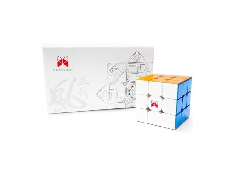 KewbzUK X-Man Tornado V3 3x3 Magnetic Speed Cube - Image 1