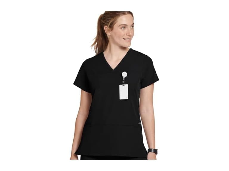 Jockey Women (M) Scrubs True Crossover V-Neck Top - Image 1