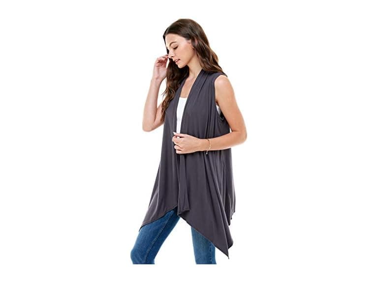 Azules Women (XL) Sleeveless Open Front Cardigans - Image 1