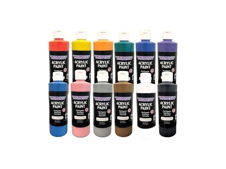 Constructive Playthings Acrylic Paint Set 12Pk - Image 1