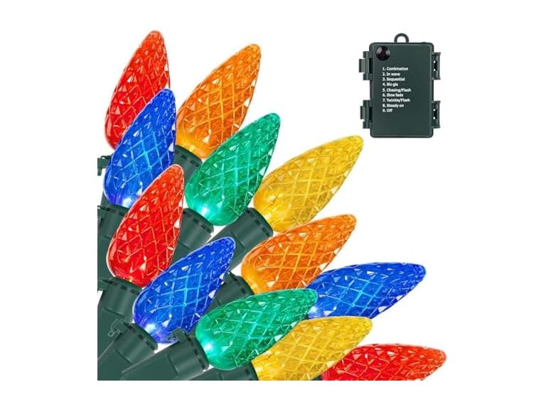 Brightever C6 Christmas Lights, 35FT - Image 1