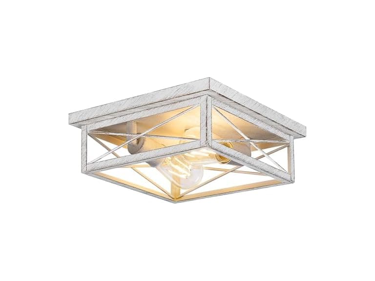 Kondras 2-Light Farmhouse Flush Mount Ceiling Lighting - Image 1