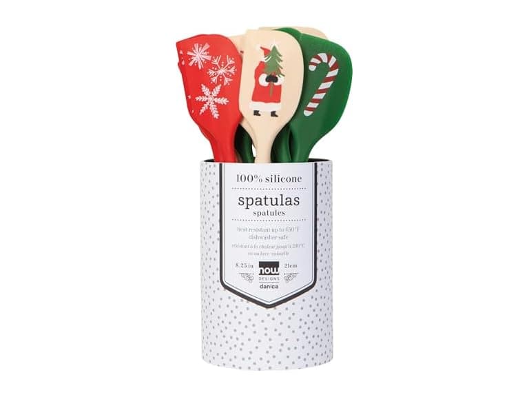 Now Designs Holiday Cheer Christmas Mini Spatula Counter Display - Image 1