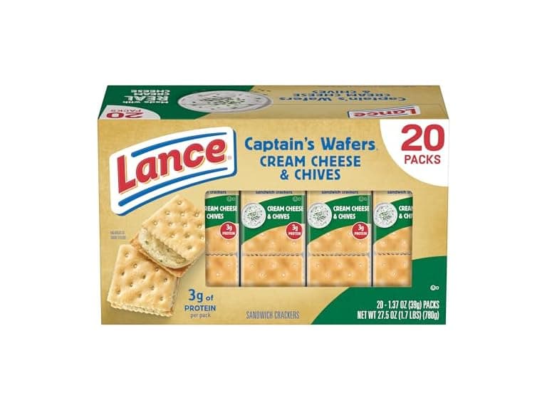 20PK Lance Sandwich Crackers, Cream Cheese & Chives - Image 1