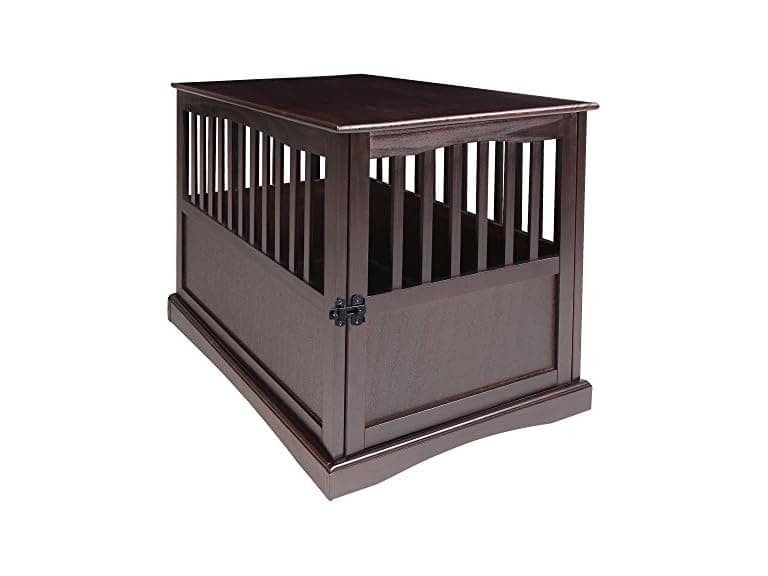 Casual Home Wooden Large Pet Crate, End Table - Image 1