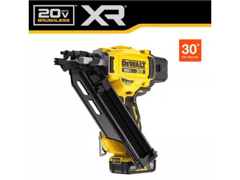 Dewalt DCN930P1 - 20-Volt 30deg Framing Nailer Kit - Image 1