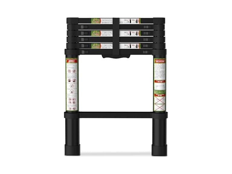 SPIEEK Telescoping Ladder, 6.5FT Aluminum Extension Ladder with Dual Locking Mechanism, Max Load 330lbs(Open Box) - Image 1