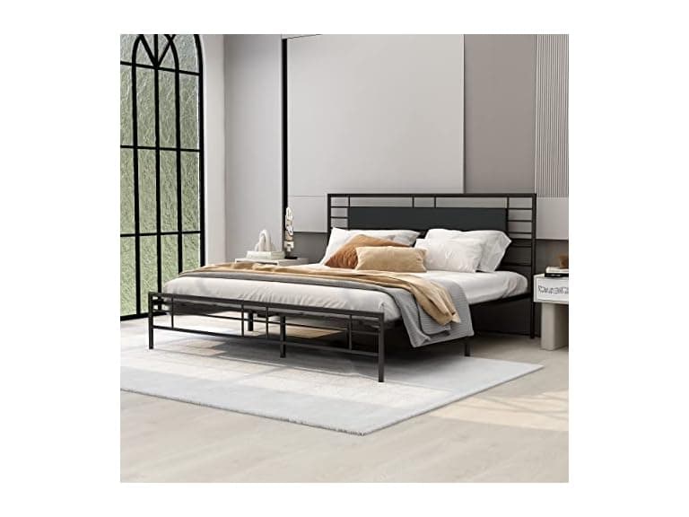 NNV Metal King Size Platform Bed Frame - Image 1